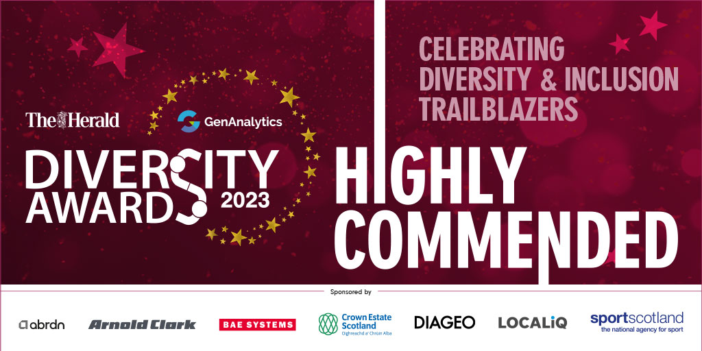 Diversity award badge for The Herald Diversity Awards 2023