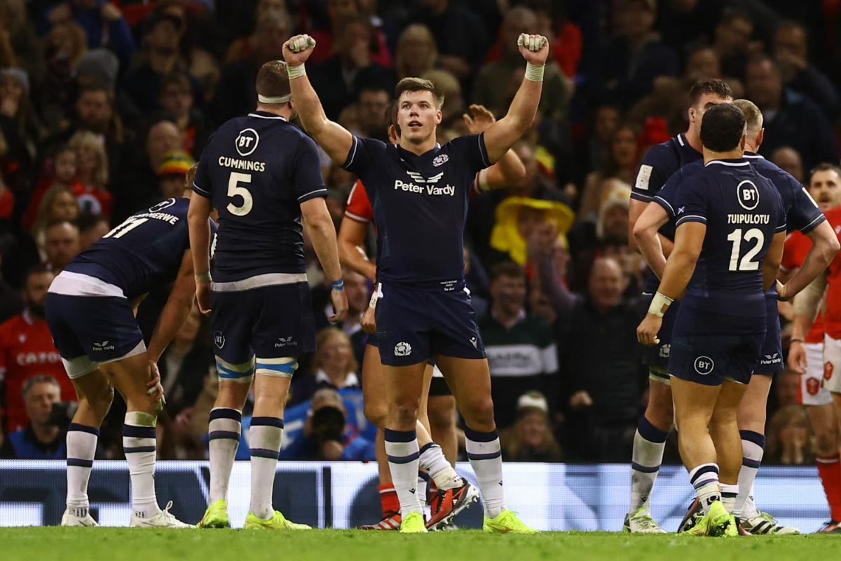 Huw Jones Scotland rugby